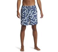 Quiksilver Surfsilk Mix Volley 17nb Pantalones Cortos, añil para Hombre