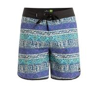 Quiksilver SURFSILK Scallop 18 Pantalones Cortos, Global Heat Dusted Peri-PMG6, 33 para Hombre