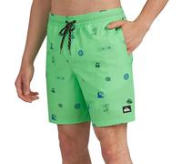 Quiksilver Swimwear Regular Fit Stretchable Comfort Liner Bañador para Hombre, Diseño gráfico: Verde paraíso, M