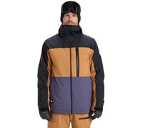 Quiksilver Sycamore Block 20K Jacket - Chaqueta de Nieve, Color marrón