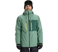 Quiksilver Sycamore Solid 20K Jacket - Chaqueta de Nieve, Color Verde