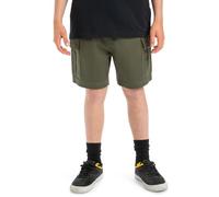 Quiksilver, Taxer Cargo Pantalones Cortos de Cintura elástica, Niño, 10 años, Grape Leaf