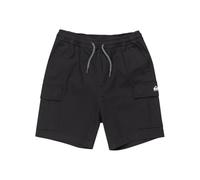 Quiksilver, Taxer Cargo Pantalones Cortos de Cintura elástica, Niño, 16 años, Black