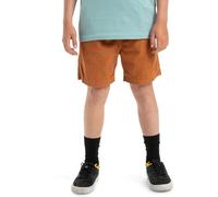 Quiksilver, Taxer Cord Pantalones Cortos de Cintura elástica, Niño, 10 años, BRAN