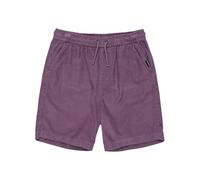 Quiksilver, Taxer Cord Pantalones Cortos de Cintura elástica, Niño, 14 años, Vintage Violet