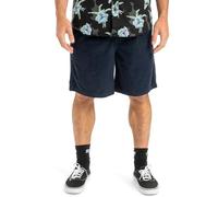Quiksilver, Taxer Cord WS Pantalones Cortos, Hombres, XS, Dark Navy