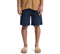 Quiksilver, Taxer Cord WS Pantalones Cortos, Hombres, XXL, Dark Navy