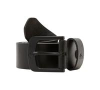 Quiksilver The Everydaily - Cinturón de cuero - Hombre - Negro.