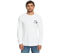 Quiksilver The Original - Camiseta de Manga Larga - Hombre - Blanco.