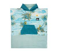 Quiksilver Toalla de Playa con Capucha para niños, Color Azul