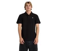 Quiksilver Top de Punto de Manga Corta MW Pique Polo Negro XL