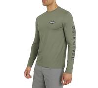 Quiksilver Traje de baño para Hombre, Ajuste Regular, UPF 50, Manga Larga, Camiseta de protección contra erupciones (S-XXL)