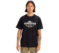 Quiksilver, Typed out Camiseta de Manga Corta, Hombres, XS, Black