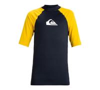 Quiksilver - Upf50 SS Youth Licra, Niño, Dark Navy/Solar Power, 12 años