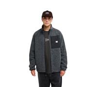 Quiksilver Urban Storm Reversible - Polar de Sherpa con Cremallera - Hombre - Negro.