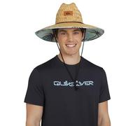 Quiksilver Wide Brim Outdoor Sun Protection Lifeguard Sombrero para el Sol, Azul Turquesa, S-M Hombres