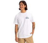 Quiksilver, Window Pane Camiseta de Manga Corta, Hombres, XXL, White