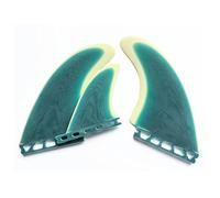 Quillas de Tabla Surf Future + Twin Verde Oscuro Esmeralda Náuticas Surfi