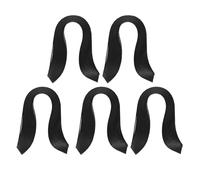 Quilling Paper Strips DIY Origami Paper 3mm Width 600 Strips Pure Color Hand Craft Decoration for Kids Adults Art Projects (Negra)