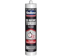 Quilosa MS Instant Turbo, Adhesivo Polímero Profesional, Blanco, 280ml, Ultra Resistente, Para Pegado Inmediato en 3 Segundos