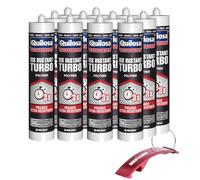 Quilosa MS Instant Turbo, Adhesivo Polímero Profesional, Blanco, 280ml, Ultra Resistente, Pegado Instantáneo en 3 Segundos, Resistente al Agua, para Carrocería Industrial y Construcción