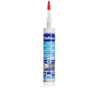 Quilosa T043737 - Silicona baños y cocinas, color blanco