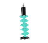 QUILSTM Barrena para Hielo: Herramienta Robusta para Pesca en Hielo, diseñada con tecnología para el éxito en la Pesca en ríos, Lagos, océanos, Mares y ríos, Azul, 75 centímetros
