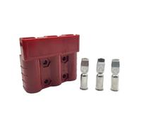 QUILSTM Conector de cable de tierra de 175 A | Conexión y,Rojo | Construcción resistente ABS con accesorio para enchufe Para Anderson