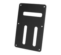 QUILSTM Placa trasera de guitarra eléctrica de 6 orificios diseñada para el cableado del circuito con diseño de cavidad de resorte de trémolo. La placa