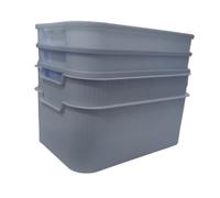 QUILSTM Práctica Bandeja de siembra de Niveles para germinar fácilmente Diversos brotes de Soja en casa. Bandeja para germinar, germinador de Semillas, etc, Azul, 23x16x24cm