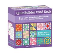 Quilt Builder Card Deck Set #2: 40 New Blocks, 8 New Layouts, Unlimited Possibilities