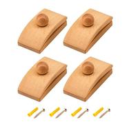 Quilt Hanger, 4-Piece Blanket Clamp Set, Rustic Tapestry Clip, Elegant Rug Holder for Wall Display, Wall Hanging, Home, Bedroom, Hotel Decoration 3.15x1.57x1.57 Inch