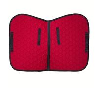 Quilted Horse Saddle Pad Shock Absorbing Breathable Sweat Absorbent For Riding para Caballo(Red)