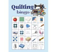 Quilting Bingo: 32 player Patchwork and Sewing Themed Party Games for Quilt Guilds, Craft Retreats, National Quilting Day Activity