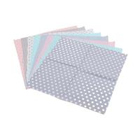 Quilting Cloth Quilting Fabric Sewing Fabric Soft Breathable Skin Friendly Cotton Material for DIY Craft Clothes 50x50cm 8pcs (rosa gris)