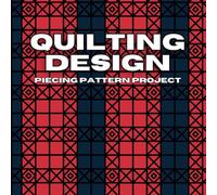 Quilting Design: Piecing Pattern Project: Large Square Grid for Quilting Pattern Design | A double spread of 1-inch squares alternating with a double spread of ½-inch squares