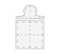 Quilting Template Set - Home Sewing Template, Homemade 2D Acrylic Jigsaw Quilting Ruler Set With 3 Selectable Sizes | Cutting DIY Craft Stencil Templates For Craft Lovers