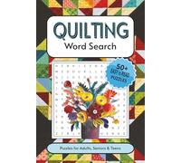 Quilting Word Search Puzzle Book: Word Searches with Easy to Read Print about Quilting, Sewing, Crafts and more | 6x9 inches, 110 pages | 50+ Puzzles… Gift for Vacations, Holidays, and Free Times