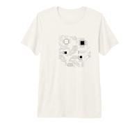 Química Ciencia Tabla Periódica Laboratorio Camiseta Premium