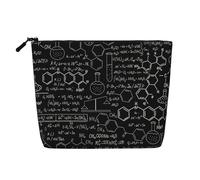 Química de la Ciencia Abstracta,Neceser de Maquillaje de imitación Lino, Neceser de Viaje portátil