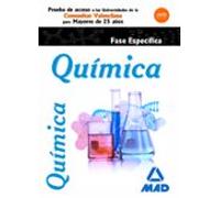Química Fase Específica Prueba De Acceso A La Universidad Para Mayores De 25 Años Comunitat Valenciana