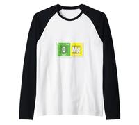 Química OMG Moléculas y Magia Camiseta Manga Raglan