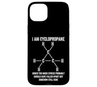 Química Orgánica Nerd Cyclopropane Stress Broma Ciencia Diversión Carcasa para iPhone 15 Plus
