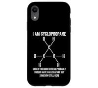 Química Orgánica Nerd Cyclopropane Stress Broma Ciencia Diversión Carcasa para iPhone XR
