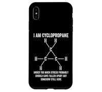 Química Orgánica Nerd Cyclopropane Stress Broma Ciencia Diversión Carcasa para iPhone XS MAX