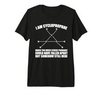 Química Orgánica Nerd Cyclopropane Stress Joke Hombres Mujeres Camiseta Premium