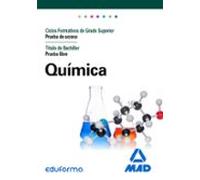Química para el acceso a ciclos formativos de grado superior Prueba de acceso Título de grado en Educación Secundaria Prueba libre