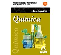 Química Prueba de acceso a la Universidad para Mayores de 25 años