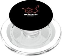 Química Química Felicidad Química Molécula de serotonina PopSockets PopGrip para MagSafe