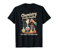 QUÍMICA Retro ES COCINAR Equipo científico Enseño Stem Camiseta